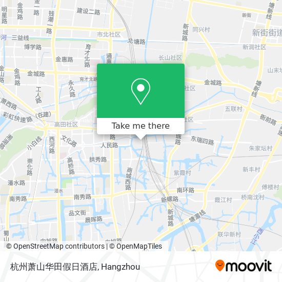 杭州萧山华田假日酒店 map