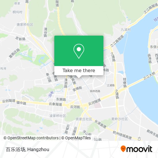 百乐浴场 map
