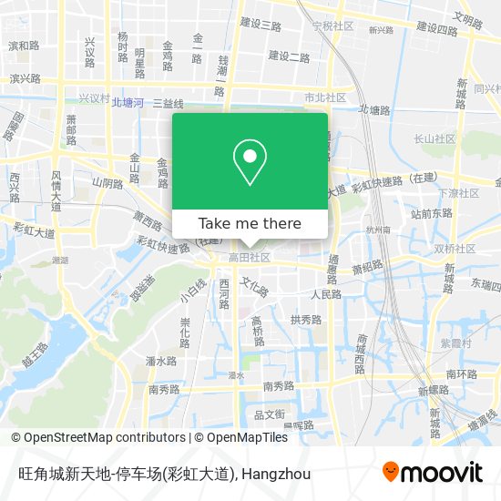 旺角城新天地-停车场(彩虹大道) map