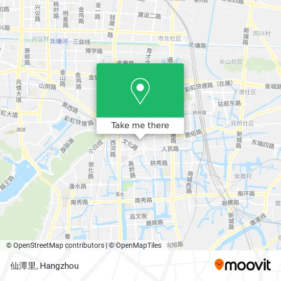 仙潭里 map