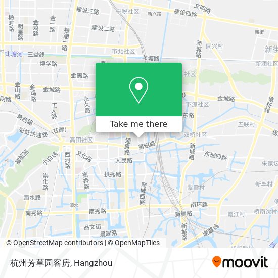 杭州芳草园客房 map