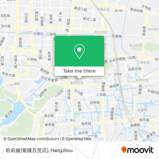 歌莉娅(银隆百货店) map