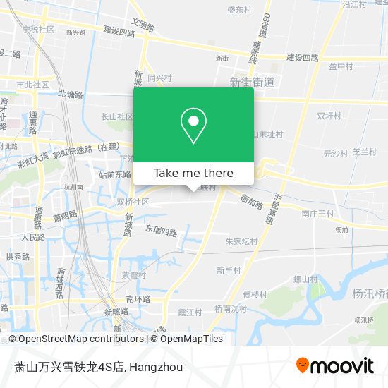 萧山万兴雪铁龙4S店 map