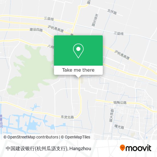 中国建设银行(杭州瓜沥支行) map