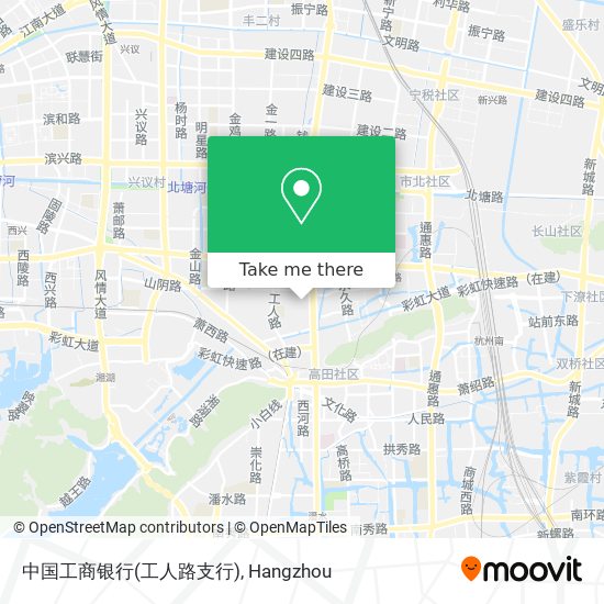 中国工商银行(工人路支行) map