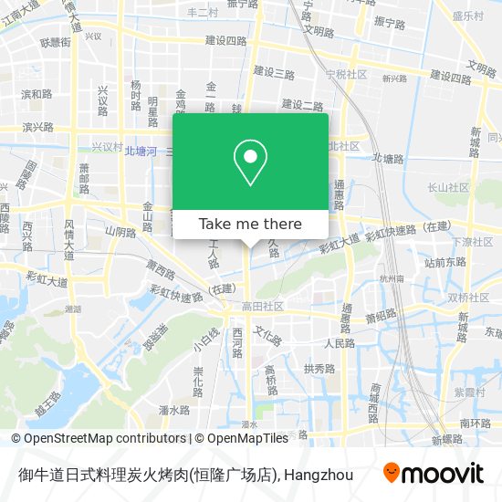 御牛道日式料理炭火烤肉(恒隆广场店) map