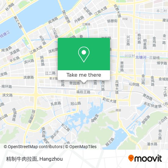精制牛肉拉面 map
