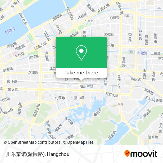 川乐菜馆(聚园路) map
