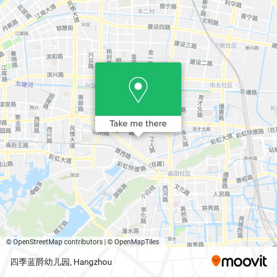 四季蓝爵幼儿园 map