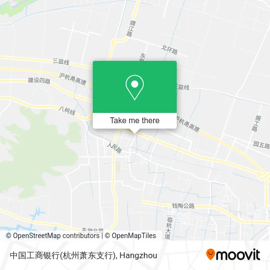 中国工商银行(杭州萧东支行) map