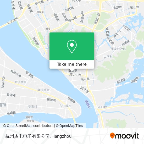 杭州杰电电子有限公司 map