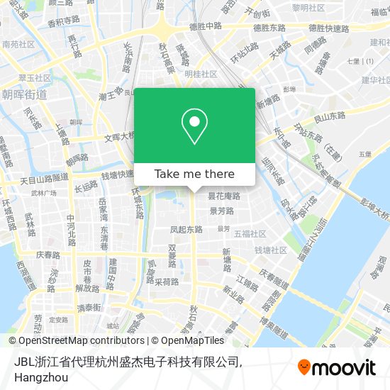 JBL浙江省代理杭州盛杰电子科技有限公司 map