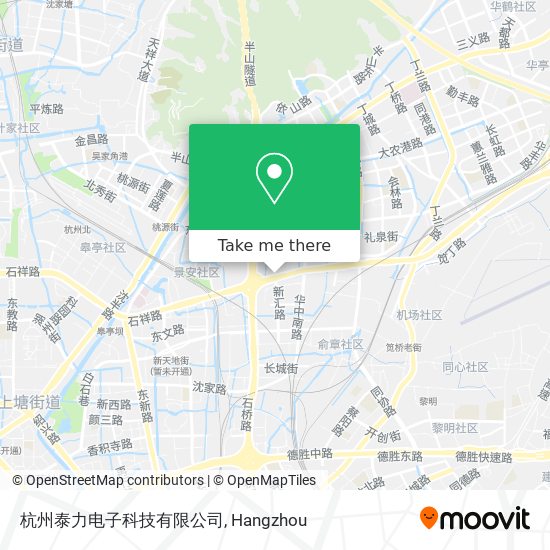 杭州泰力电子科技有限公司 map