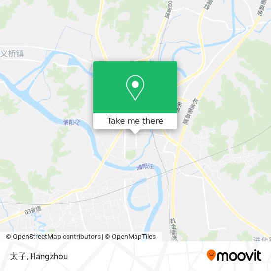太子 map
