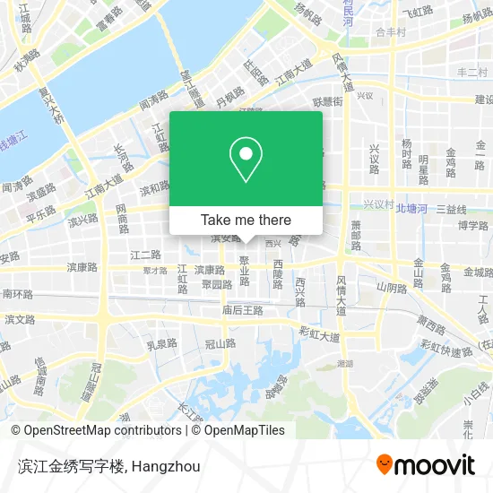 滨江金绣写字楼 map