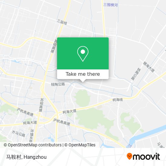 马鞍村 map