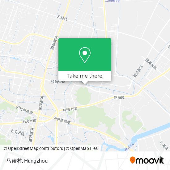 马鞍村 map