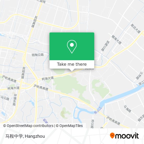 马鞍中学 map