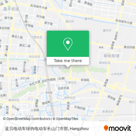 蓝贝电动车绿驹电动车长山门市部 map