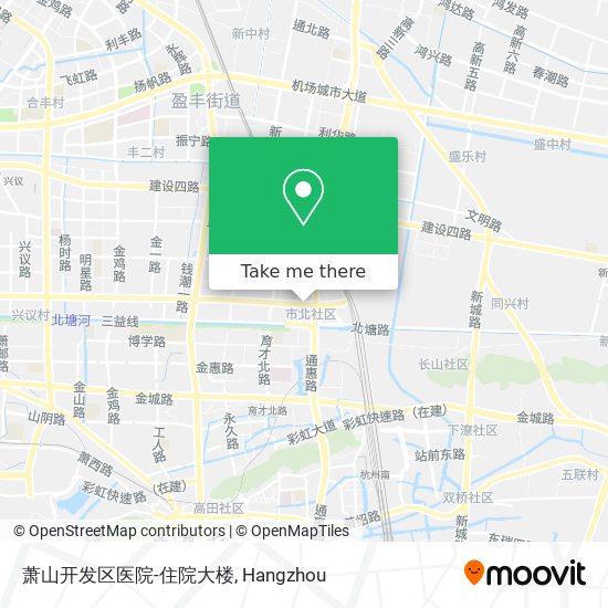 萧山开发区医院-住院大楼 map