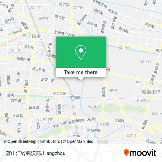 萧山江铃装潢部 map