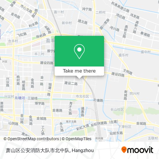 萧山区公安消防大队市北中队 map