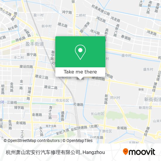 杭州萧山宏安行汽车修理有限公司 map