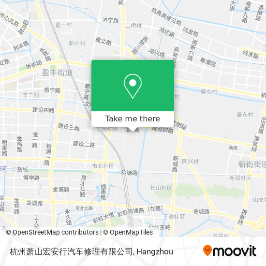 杭州萧山宏安行汽车修理有限公司 map