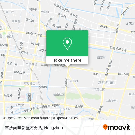 重庆卤味新盛村分店 map