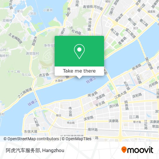 阿虎汽车服务部 map