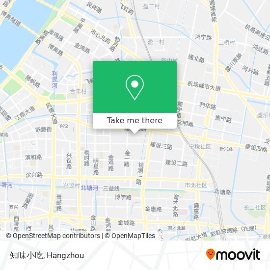 知味小吃 map