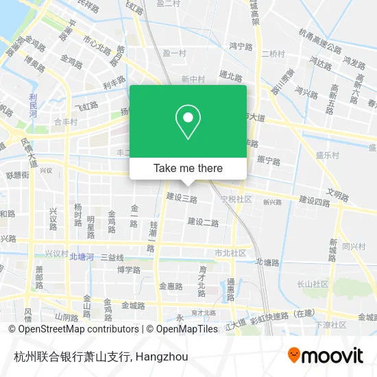 杭州联合银行萧山支行 map