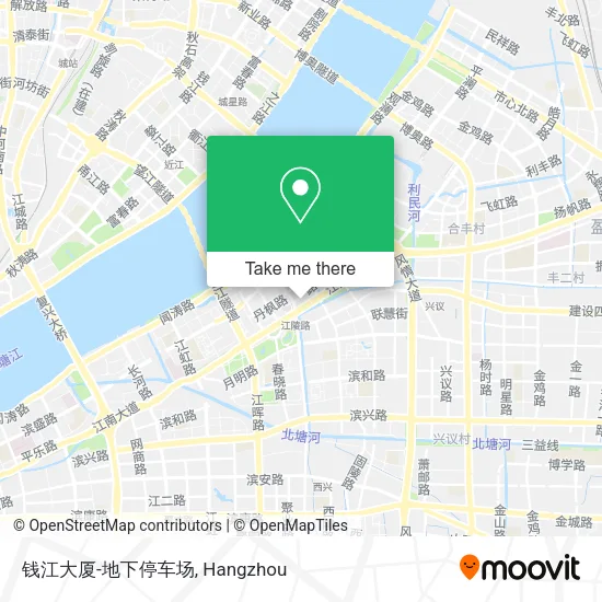 钱江大厦-地下停车场 map