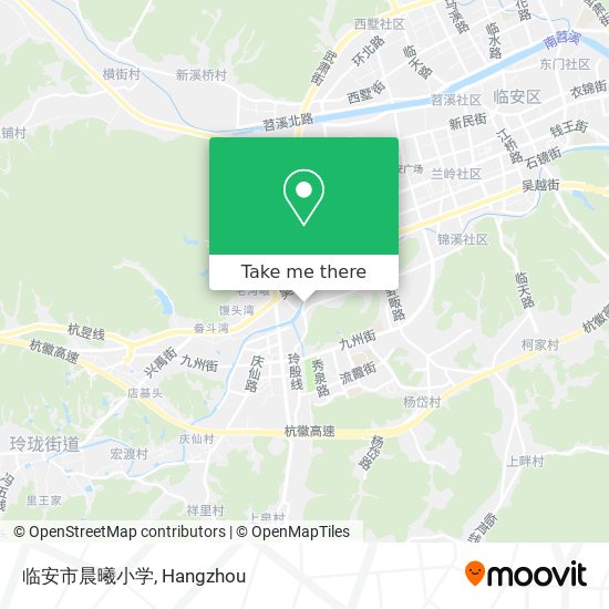 临安市晨曦小学 map