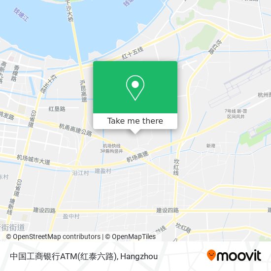 中国工商银行ATM(红泰六路) map