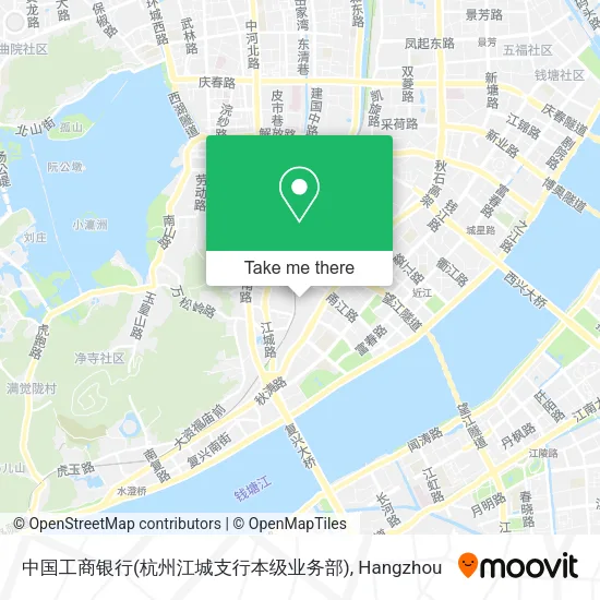 中国工商银行(杭州江城支行本级业务部) map