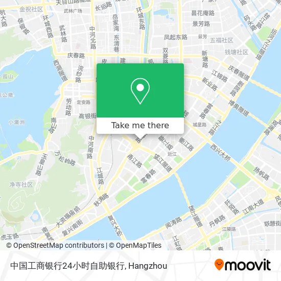 中国工商银行24小时自助银行 map