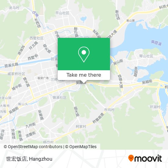 世宏饭店 map