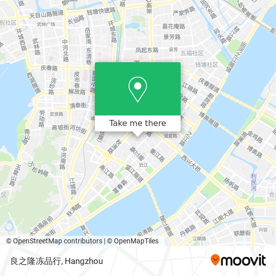 良之隆冻品行 map