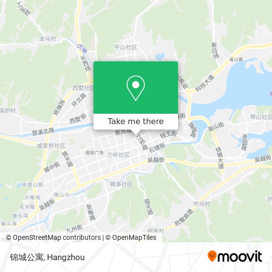 锦城公寓 map