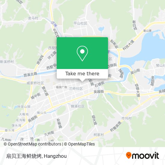 扇贝王海鲜烧烤 map