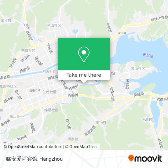 临安爱尚宾馆 map