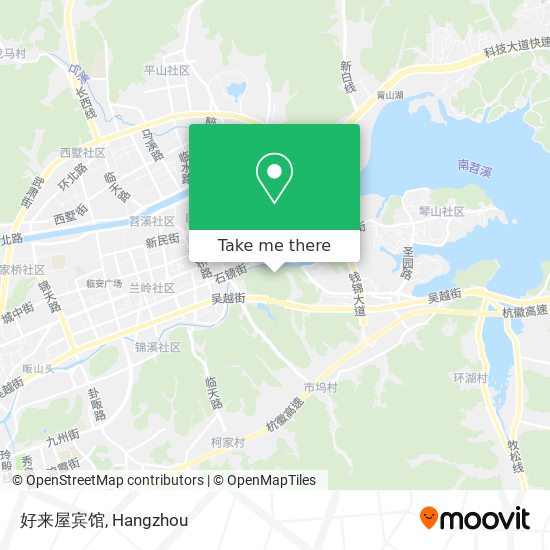 好来屋宾馆 map