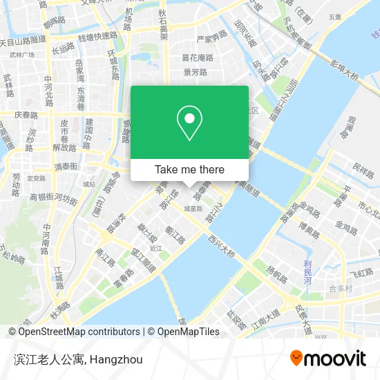 滨江老人公寓 map