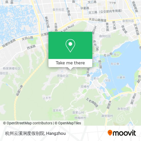 杭州云溪涧度假别院 map