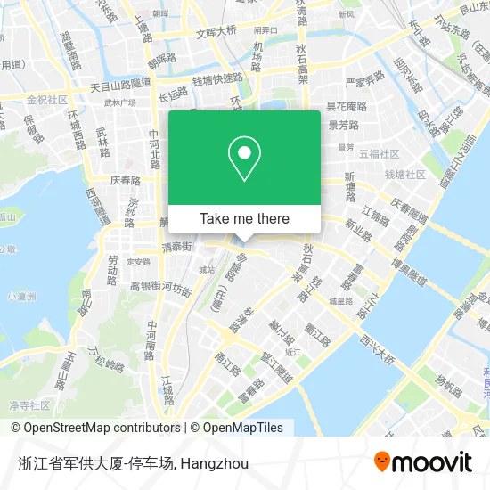 浙江省军供大厦-停车场 map