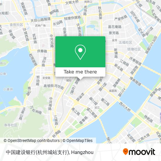 中国建设银行(杭州城站支行) map