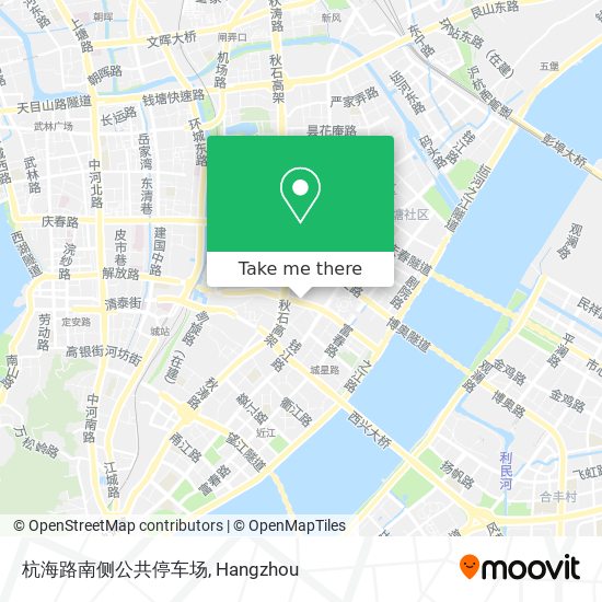 杭海路南侧公共停车场 map