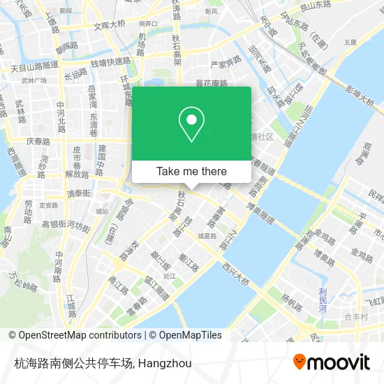 杭海路南侧公共停车场 map