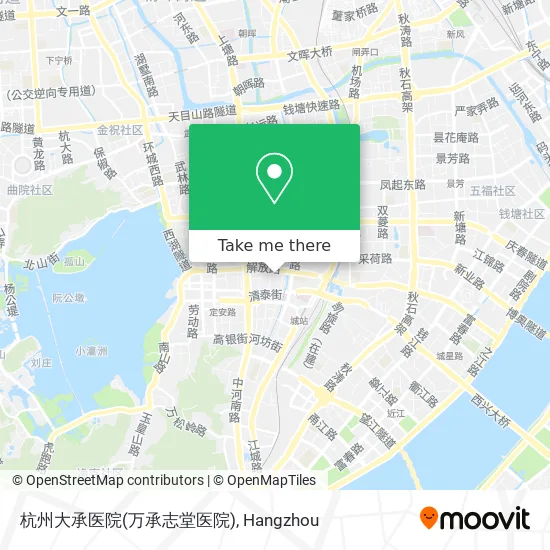 杭州大承医院(万承志堂医院) map